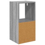 vidaXL Table de chevet 2 pc Gris Sonoma 30 5 x 27 x 59 5 cm