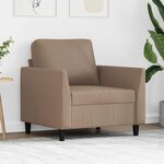 vidaXL Fauteuil Cappuccino 60 cm Similicuir