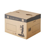 Lot de 30 cartons de déménagement à fond automatique - 120l - 60x50x40cm - made in france - certifiés fsc 70  - pack & move