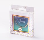 Bracelet fanny avec perles blanches