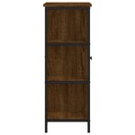 vidaXL Buffet chêne marron 70x30x80 cm bois d'ingénierie