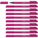 Stylo feutre pointMax pointe moyenne 0.8mm Rose Foncé x 10 STABILO