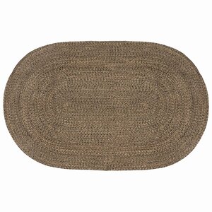 vidaXL Tapis de surface Noir 205 x 305 cm Jute
