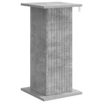 vidaXL Support de Plante 2 pc Gris béton 30 5 x 30 x 60 5 cm