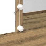 vidaXL Coiffeuse chêne artisanal 100 x 40 x 130 cm Bois d'ingénierie