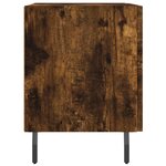 vidaXL Table de chevet chêne fumé 40x35x47 5 cm bois d’ingénierie