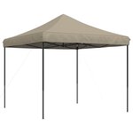 vidaXL Tente de fête 292 x 292 x 315 cm Taupe Tissu Oxford