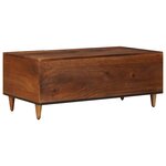 vidaXL Table basse Marron 100 x 54 x 40 cm Bois de mangue massif