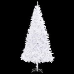 vidaXL Sapin de Noël artificiel 300 cm Blanc