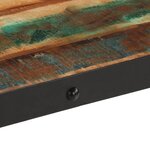 vidaXL Table basse roulettes bois de récupération massif 100x55x26 cm