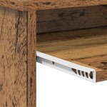 vidaXL Bureau avec Rangement Vieux Bois 120.5x44x88.5 cm Bois d'ingénierie