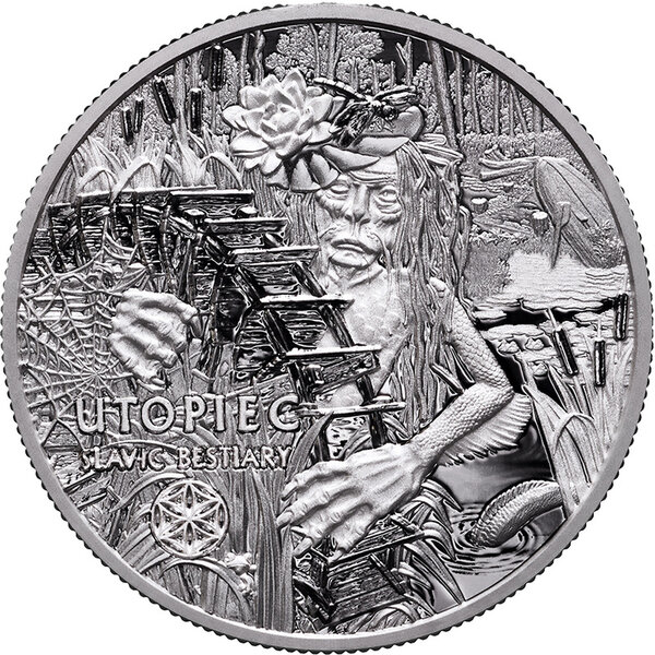 Monnaie UTOPIEC Slavic Bestiary 2 Oz Argent 1000 Francs Cameroon 2026