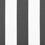 vidaXL Bande de auvent Anthracite et blanc 2.3 x 0.2 m Toile