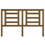 vidaXL Tête de lit Marron miel 156x4x100 cm Bois de pin massif