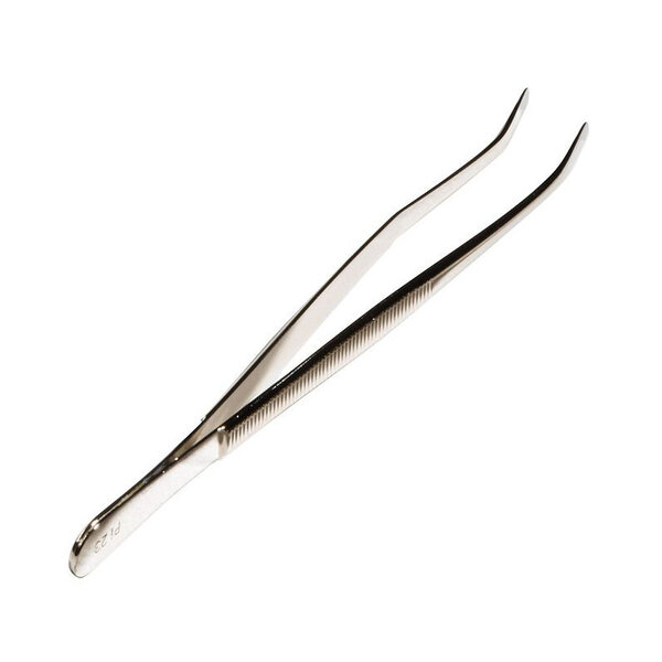 Pincette angulaire Luxus 42 à bout pelle 12 cm.