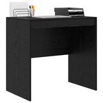vidaXL Bureau Chêne noir 80 x 50 x 76 cm