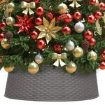 vidaXL Jupe de sapin de Noël Marron Ø65x19 5 cm