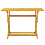 vidaXL Ensemble de Salle à Manger de Jardin de 5 Pièces en Bois Massif d'Acacia