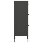 vidaXL Armoire de rangement Anthracite 42 5x35x101 5 cm Acier