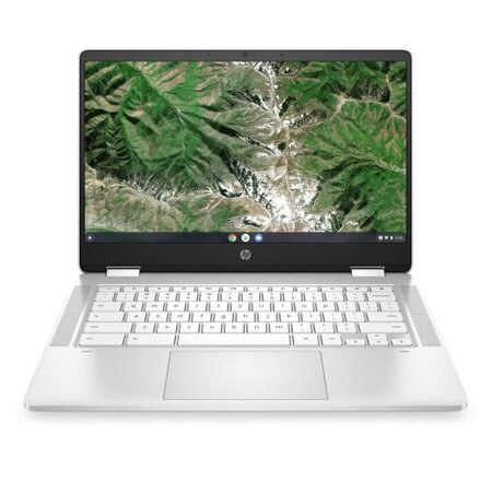 Ordinateur Portable Chromebook HP 14a-ca0057nf - 14'' Full HD tactile/convertible - Pentium silver - Ram 8go - Stockage 64go - Chrome os