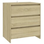 vidaXL Buffet Chêne sonoma 70x41x75 cm Bois d'ingénierie