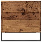 vidaXL Table basse vieux bois 60x44 5x45 cm bois d'ingénierie