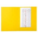 Chemise Imprimée À 2 Rabats Forever® 290g/m2 - 24x32cm - Jaune - X 50 - Exacompta
