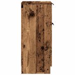vidaXL Buffets 2 Pièces vieux bois 30x30x70 cm bois d'ingénierie