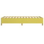 vidaXL Cadre de lit sans matelas vert 100x200 cm tissu