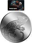Monnaie ALEBRIJE LAGARTO 1/500 Oz Platine 25$ Liberia 2026 (PRÉCOMMANDE)