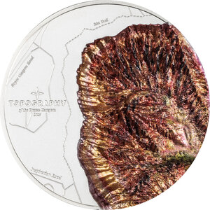 Monnaie BRYCE CANYON Topography 5 Oz Argent 25$ Cook Islands 2026 (PRÉCOMMANDE)