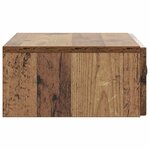 vidaXL Table d'appoint murale 59 x 34 5 x 17 cm Bois d'ingénierie