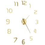 vidaXL Horloge murale 3D Design moderne 100 cm XXL Doré
