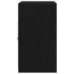 Buffet vidaXL avec lumières LED Chêne noir 41x37x67 cm