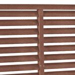 vidaXL Clôture à persiennes WPC 180x180 cm Marron