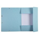 Chemise à élastiques carte lustrée 400g/m2 Aquarel - A4 Couleurs aléatoire EXACOMPTA