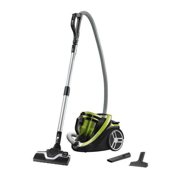 Rowenta aspirateur sans sac vert 550w silence force cyclonic 4a ro7612ea