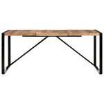 vidaXL Table de salle à manger 180x90x75 cm Bois solide