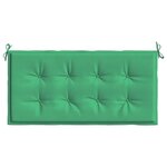 vidaXL Coussin de banc de jardin vert 100x50x3 cm tissu oxford