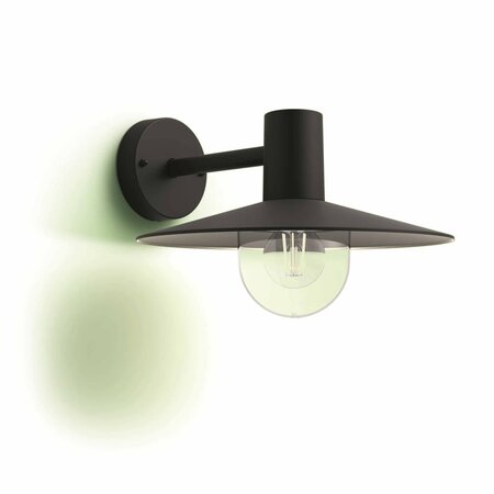 Philips mygarden applique murale led skua 1x42 w noir 1738230pn