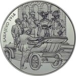 Pièce de monnaie 100 Schilling Autriche François-Ferdinand d’Autriche 1999 – Argent BE