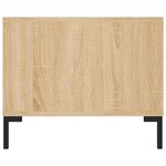 vidaXL Table basse chêne sonoma 102x50x40 cm bois d'ingénierie