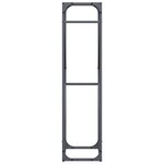 vidaXL Portant de bois chauffage anthracite 40x25x100 cm