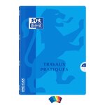 Cahier TP OPENFLEX A4 40 p Seyès 90g + 40 p unies 120g coloris aléatoire OXFORD