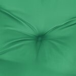 vidaXL Coussin de palette vert 50x40x12 cm tissu