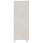 vidaXL Armoire à chaussures HAMAR Blanc 85x40x108 cm Bois de pin