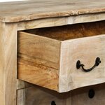 vidaXL Buffet Bois de manguier solide 200x40x90 cm