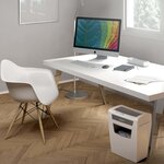 Leitz déchiqueteuse de papier crosscut iq home office p4