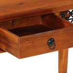 vidaXL Bureau avec tiroir 110x50x76 cm bois d'acacia solide