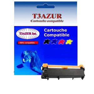 Toner compatible avec TN2320 pour Brother MFC L2720DW, MFC L2740DW - 2 600 pages - T3AZUR